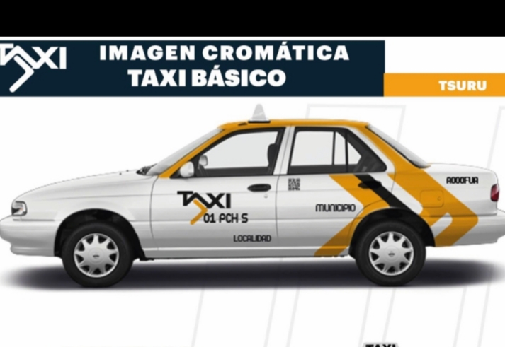 Taxis de Hidalgo tendrán taxímetros, geolocalización y nuevos colores