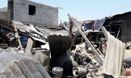 Seis heridos tras explosión en vivienda de Tlaxcoapan