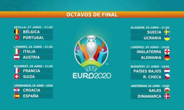 Definidos, octavos de final en la Eurocopa