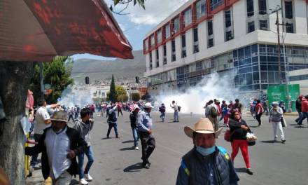CDHEH inicia investigación por enfrentamiento entre policías y manifestantes