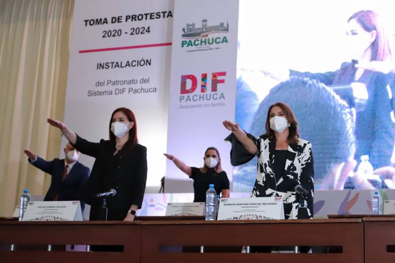 Rinde protesta nuevo Patronato del Sistema DIF Pachuca