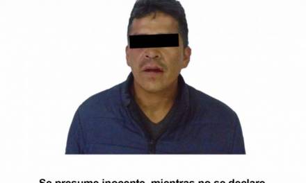 Aseguran a un hombre por robo de vehículo en Pachuca