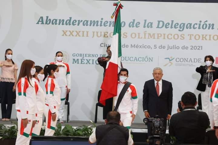 Abanderan a delegación olímpica de México