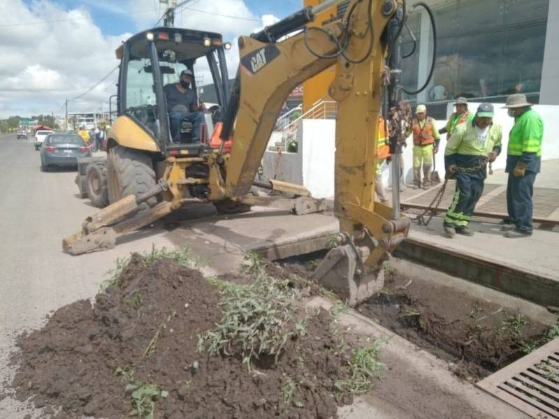 SOPOT realiza trabajos para evitar inundaciones