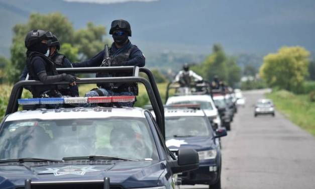 Asegura SSP Hidalgo a dos individuos con armas y presunto ‘cristal’