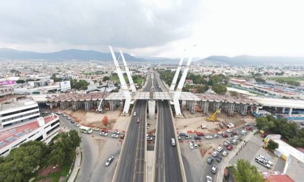 Por obras del puente atirantado reducirán circulación en Felipe Ángeles