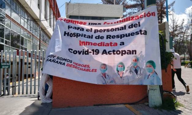 Exigen formalización para el Hospital de Respuesta Inmediata COVID-19 de Actopan