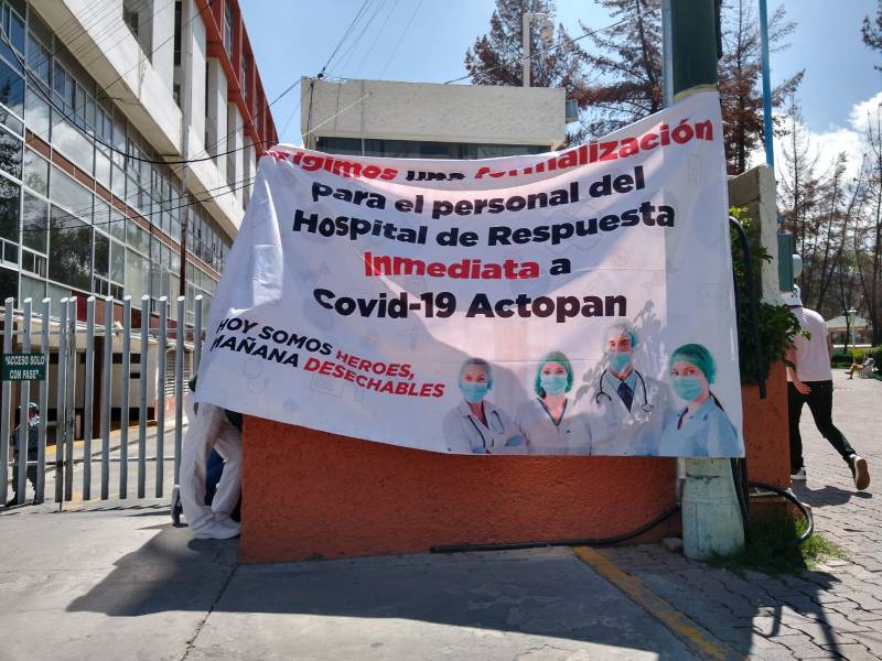 Exigen formalización para el Hospital de Respuesta Inmediata COVID-19 de Actopan