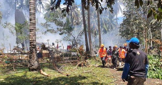 Accidente de avión deja 45 muertos en Filipinas