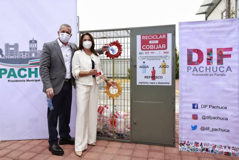 Inicia campaña «Reciclar para cobijar» en Pachuca