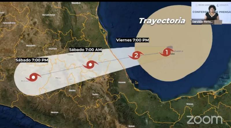 Alertan por posibles inundación en Hidalgo por huracán Grace