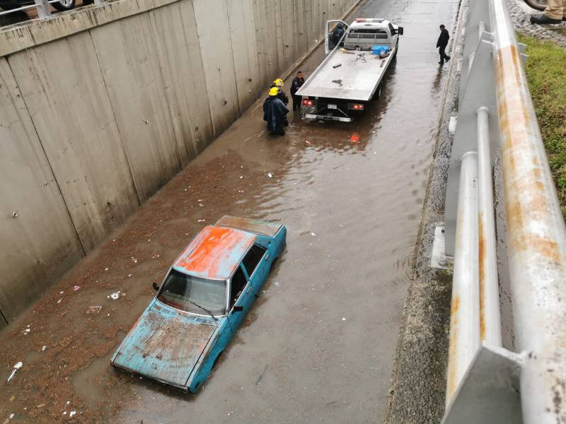 Reportan inundaciones en diferentes puntos de Pachuca