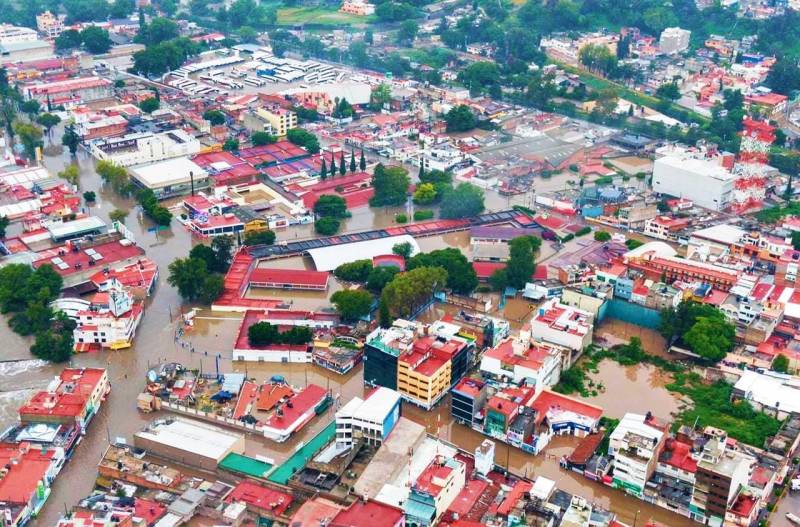 Lluvias dejan daños en 39 mil viviendas de Hidalgo