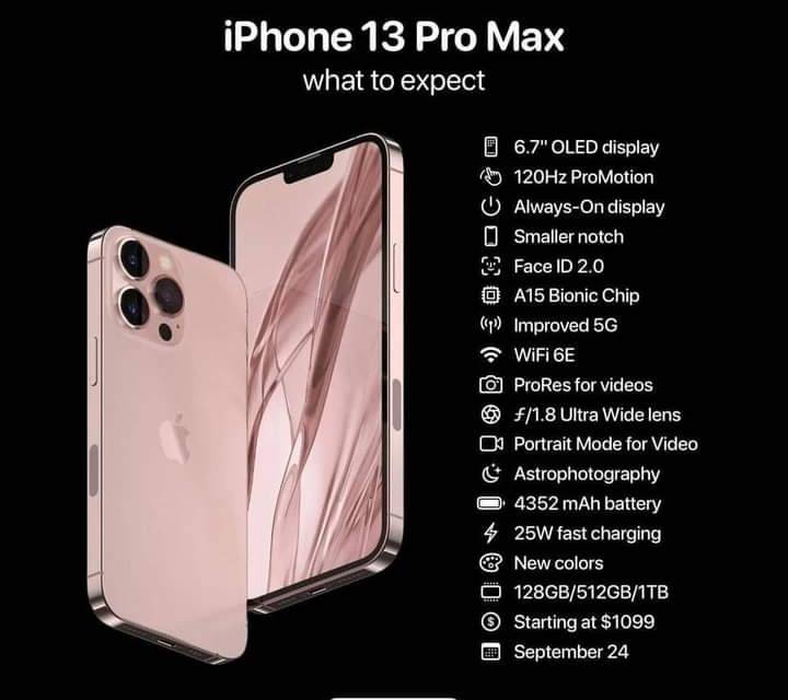Apple presenta iPhone 13, su precio es de 42 mil pesos en la versión Max