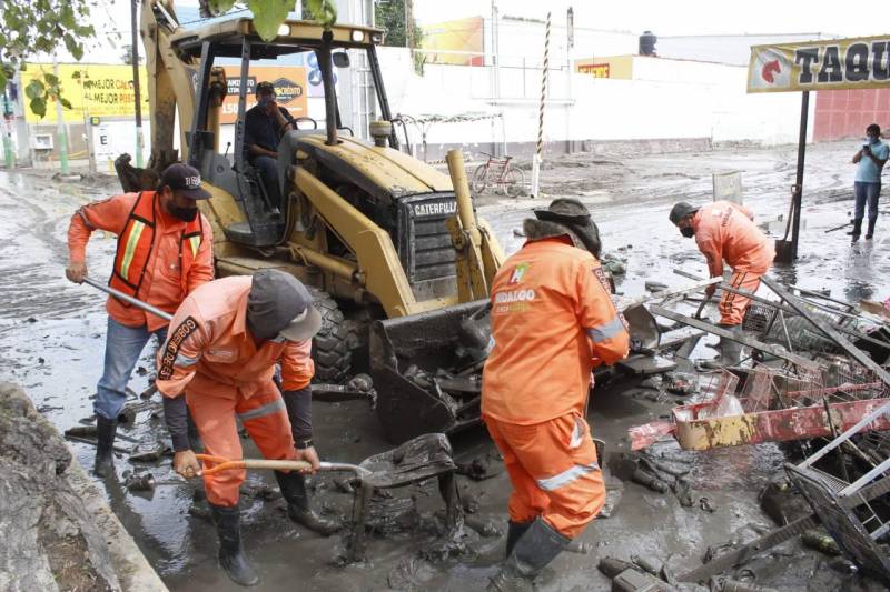 SOPOT supervisa infraestructura de ocho municipios afectados por intensas lluvias
