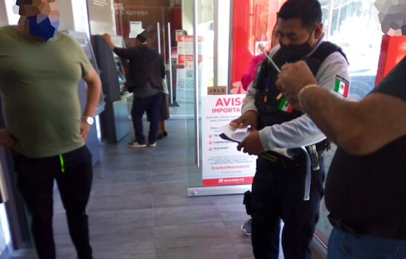 Policía desmonta trampa en cajero de San Javier