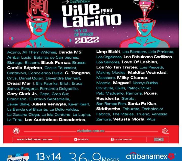 Presentan cartel del Vive Latino