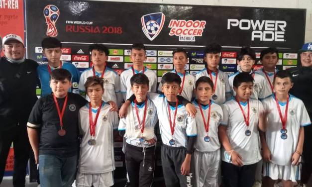 La Cantera Actopan logra tercer lugar en nacional de futbol rápido