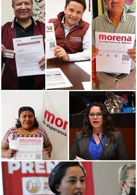 Morena desechó la solicitud de varios aspirantes a la gubernatura, quedan 6