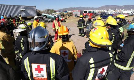 Capacitan a bomberos de Hidalgo en extracción vehicular especializada