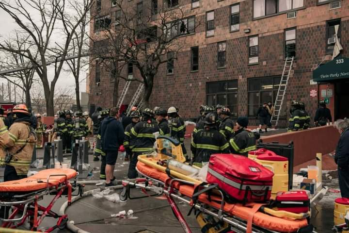 19 muertos en incendio de Nueva York