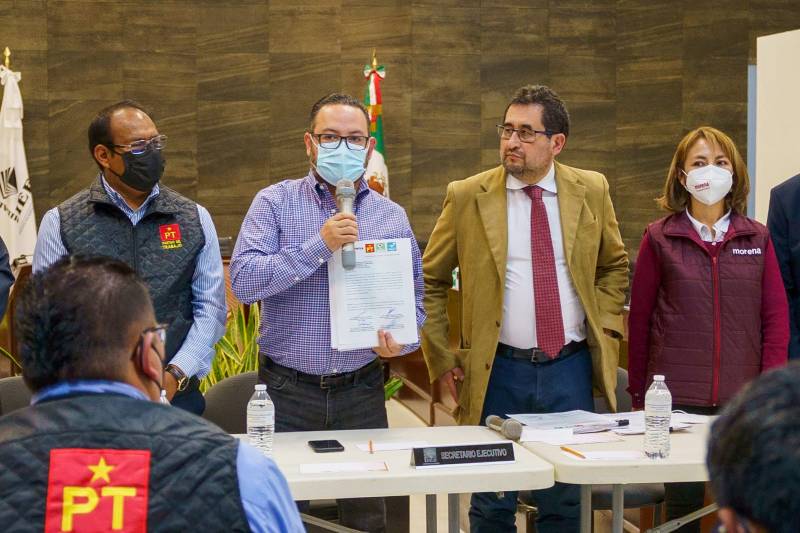 IEEH aprueba registro de Candidatura Común Juntos Hacemos Historia en Hidalgo