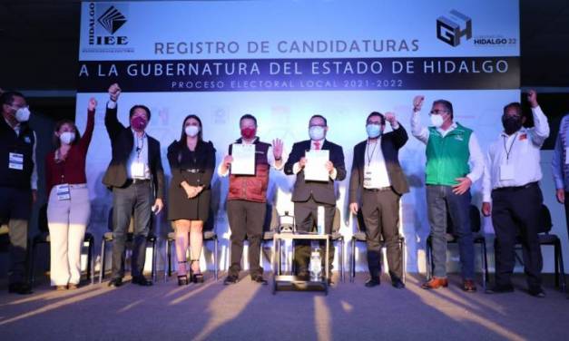 Se registra Julio Menchaca como candidato a la gubernatura de Hidalgo