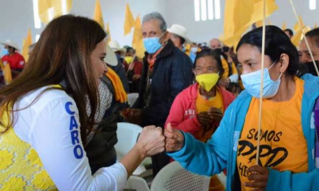 Convoca Carolina Viggiano a unidad ante campañas de miedo