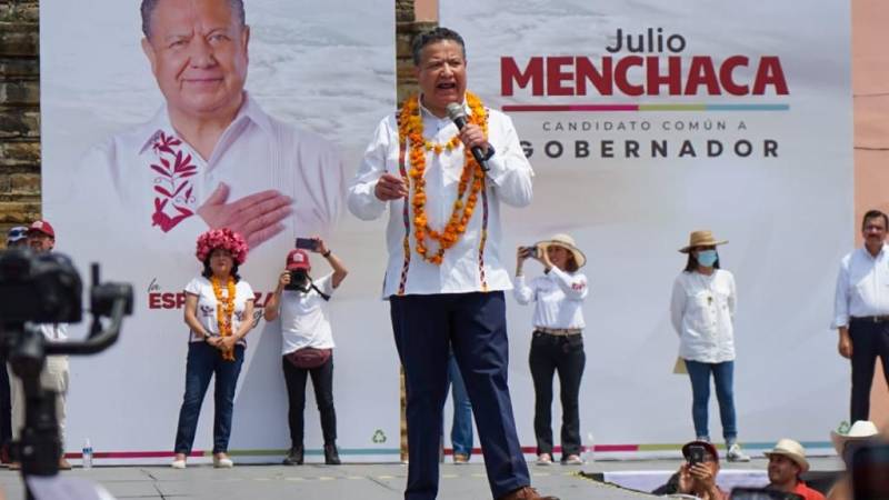 Menchaca inicia en Huejutla campaña por la transformación de Hidalgo