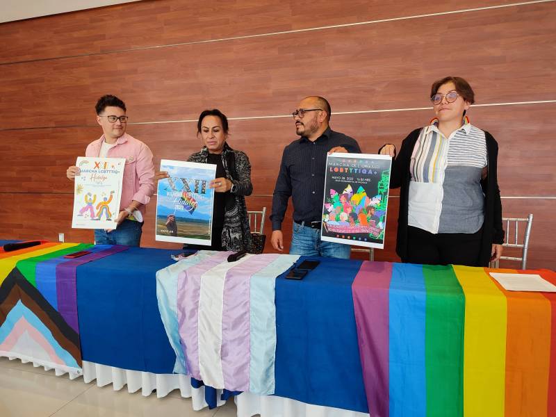 Anuncia comunidad LGBTTTIQA+ marcha en Pachuca