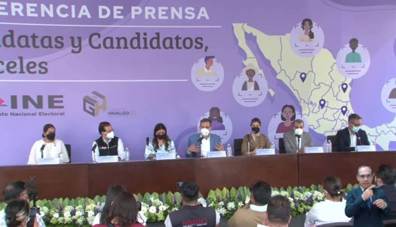 Desarollo de proceso electoral en Hidalgo va bien: INE