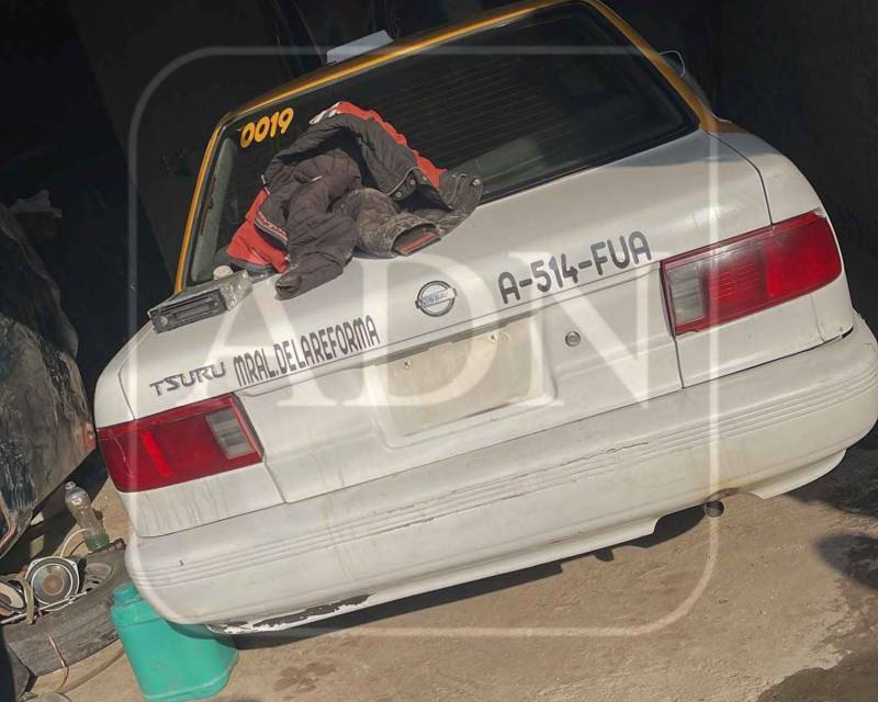 Policía de Pachuca recupera taxi robado durante la madrugada