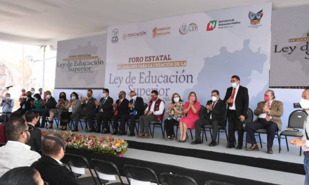 Realizan foro de análisis para la creación de la Ley de Educación Superior en Hidalgo