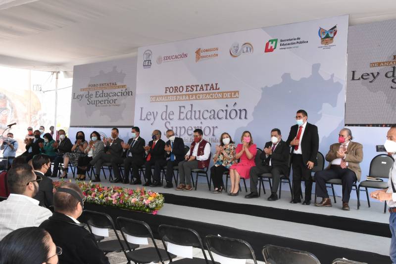 Realizan foro de análisis para la creación de la Ley de Educación Superior en Hidalgo