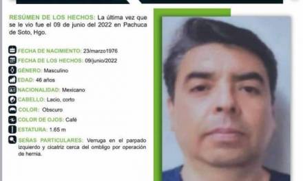 Localizan sin vida a taxista de Pachuca desaparecido