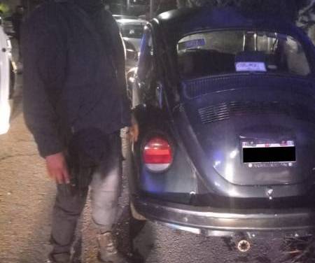 Policía municipal de Pachuca recupera vehículo robado