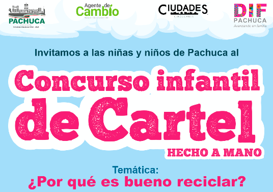 Promueve DIF Pachuca Concurso Infantil de Carteles