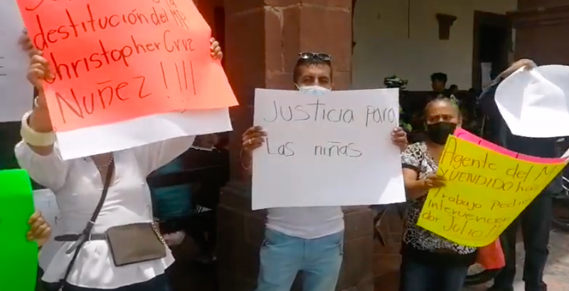 Exigen justicia para 2 menores agredidas en Zimapán