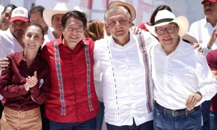 ‘Corcholatas’ de Morena realizan mitin en Coahuila