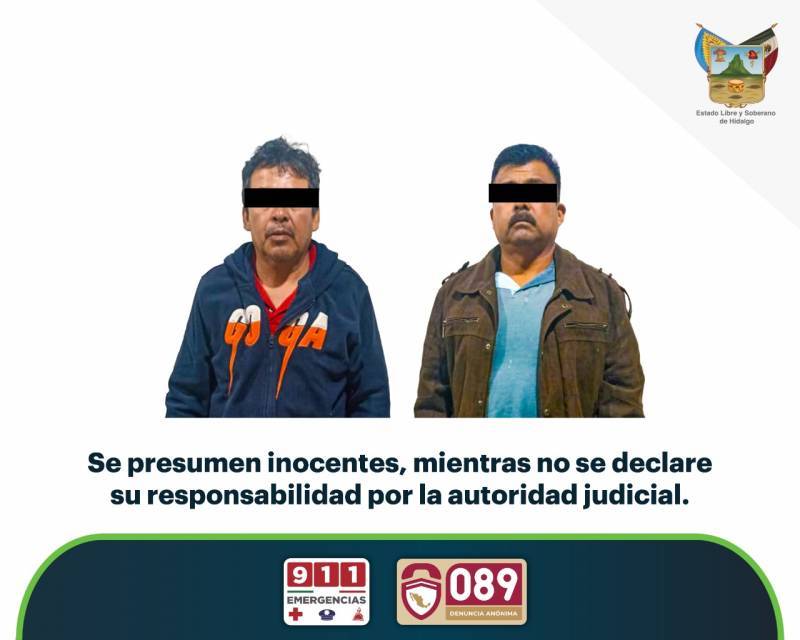 Detienen a dos hombres armados en Tlaxcoapan