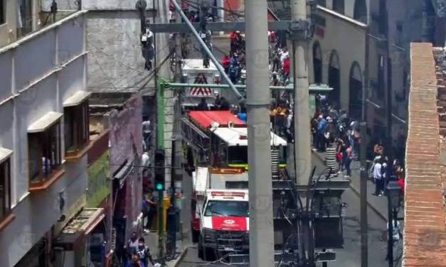 Sin lesionados tras incendio en Mercado Miguel Hidalgo