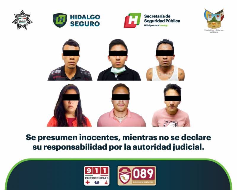 Cae en Pachuca grupo delictivo de la CDMX tras robo a farmacia