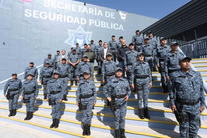 Integran a 717 cadetes a la Policía Estatal de Hidalgo