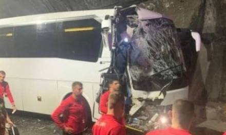 Selección de Bulgaria sufre accidente automovilístico
