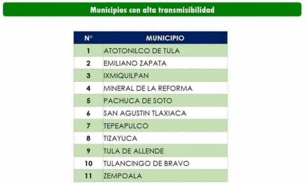 Cancelarán clases presenciales en 11 municipios de Hidalgo
