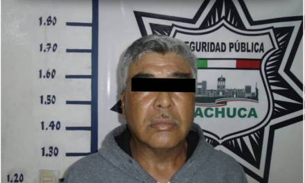 Policía de Pachuca detiene a presunto agresor sexual