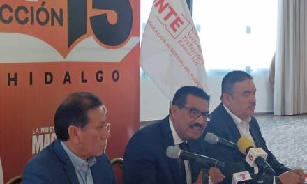 Said Vargas promete transformación en la Sección 15 del SNTE