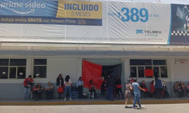 Sindicalizados en Pachuca se unen a paro nacional de Telmex