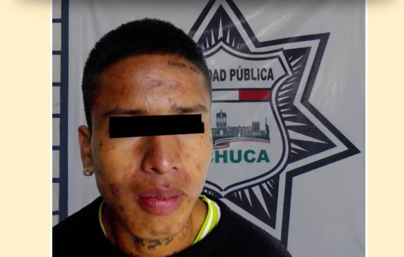 Policía de Pachuca detiene a un hombre por daño a propiedad privada