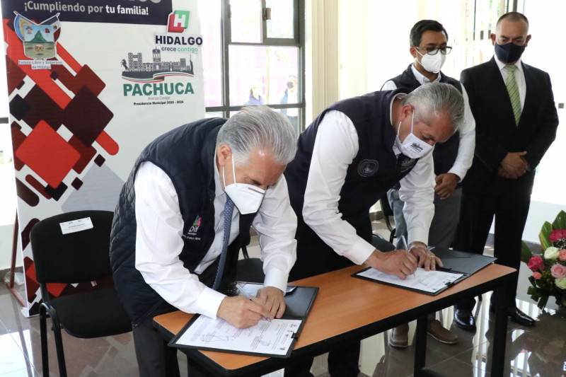 Firma DIF Hidalgo convenio a favor de la juventud hidalguense